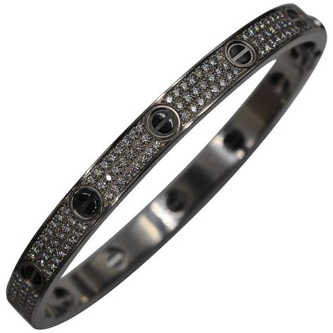 cartier black love bracelet|genuine cartier love bracelet.